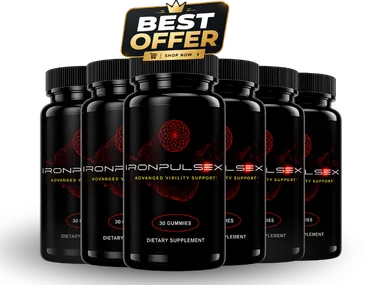 IronPulseX 6 bottle best value bundle of virility support gummies, 180-day supply with free shipping